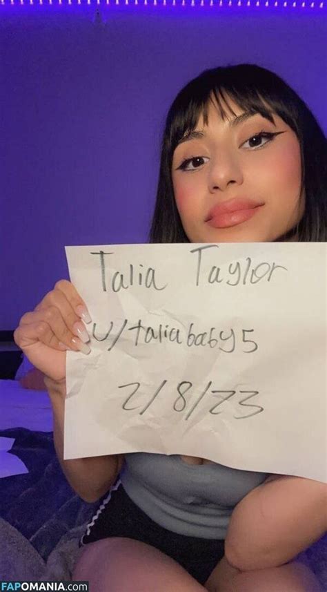 talia taylor only fans|@taliatayylor 